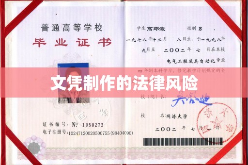 云阳文凭制作的法律风险