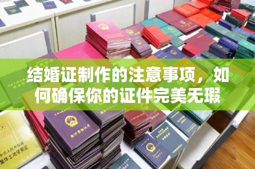 云阳结婚证制作的注意事项，如何确保你的证件完美无瑕