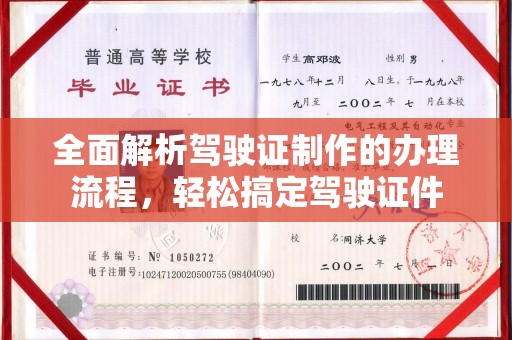 云阳全面解析驾驶证制作的办理流程，轻松搞定驾驶证件
