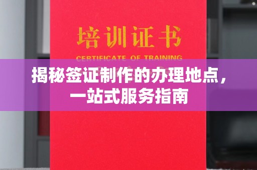 云阳揭秘签证制作的办理地点，一站式服务指南